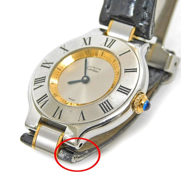 Cartier Ladies Luxury Black Watch main image 4